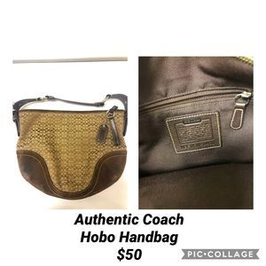 Authentic Coach Hobo Handbag